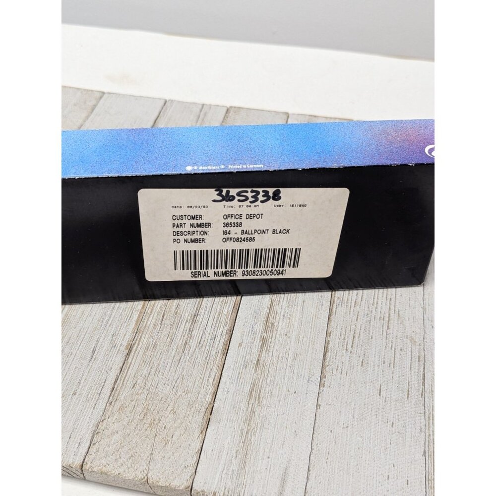 Used Mont Blanc Pen Presentation Box, Service Booklet, Storage Box  ** BOX ONLY - Picture 11 of 15